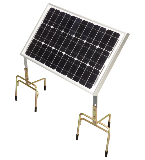 PANNEAU SOLAIRE 50 W + 2 TREPIEDS + REGULATEUR
