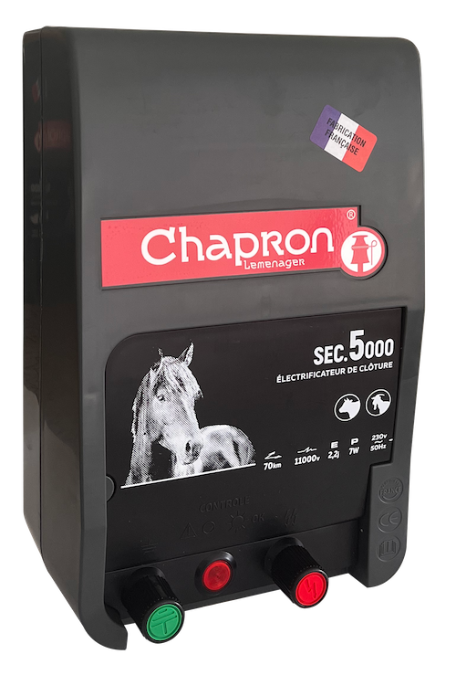 Électrificateur sur secteur 230 V Chapron SEC 5 000