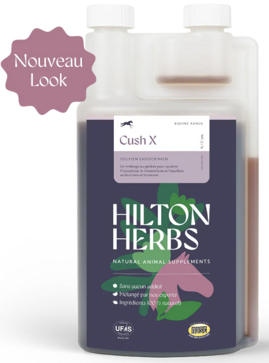 CUSH X GOLD Soutien naturel du cheval atteint du syndrome de Cushing - HILTON HERBS