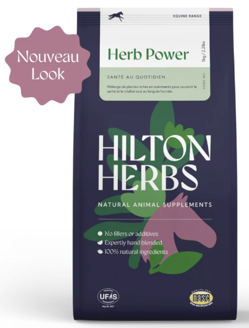 HERB POWER 1kg Soutien global des chevaux - HILTON HERBS