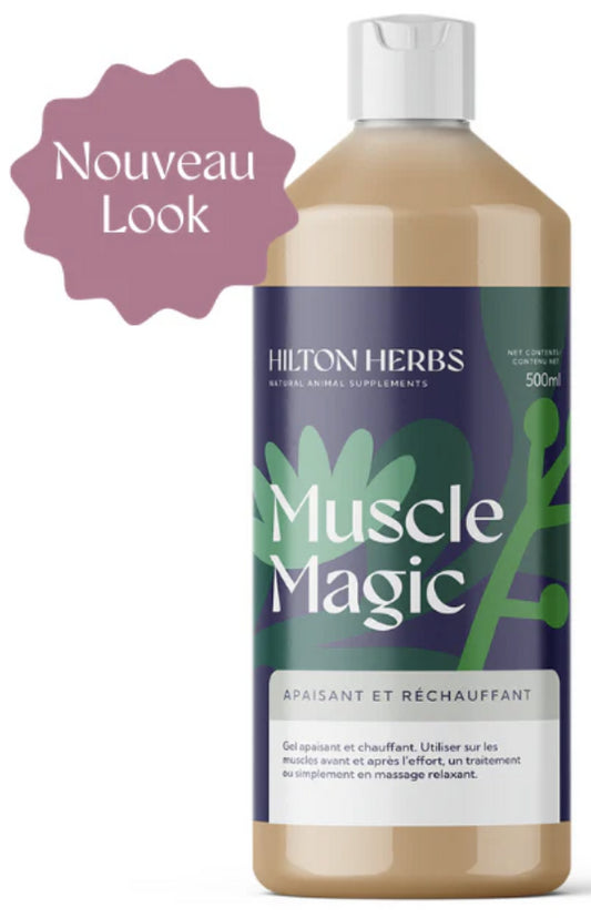 MUSCLE MAGIC Soulage les muscles, pour chevaux et chiens - HILTON HERBS