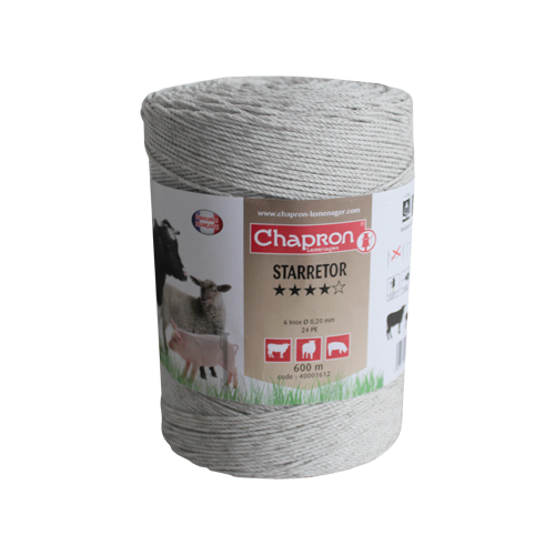 Cordon de clôture électrique STARRETOR 600m