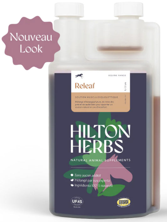 RELEAF Liquide L'anti-inflammatoire naturel pour chevaux - HILTON HERBS