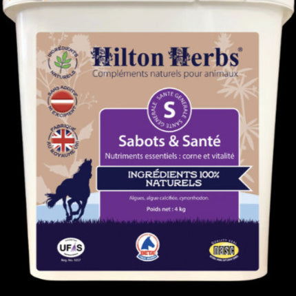 SABOTS ET SANTÉ - FORMULE ORIGINALE Nutriments essentiels : corne et vitalité - HILTON HERBS