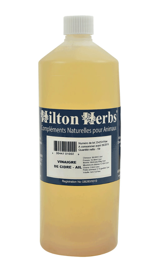 VINAIGRE DE CIDRE & AIL 1L - HILTON HERBS